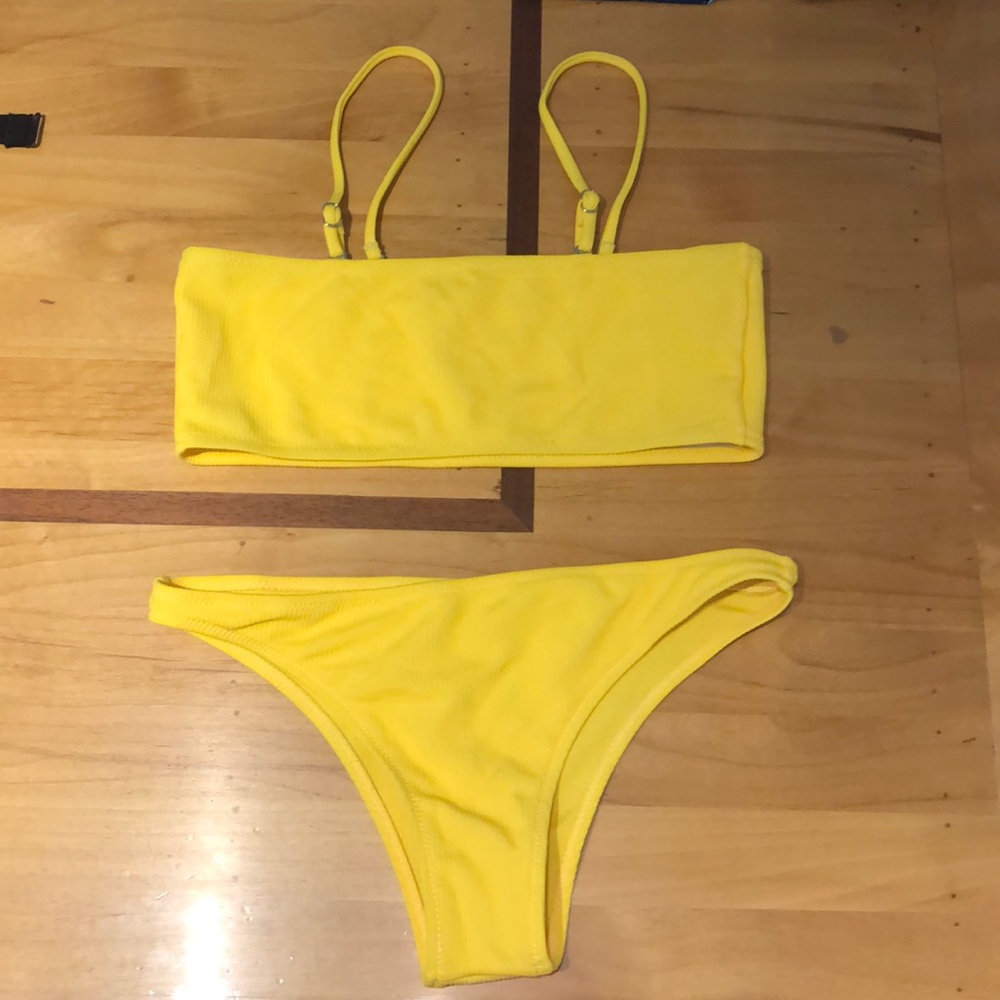 Yellow bikini
